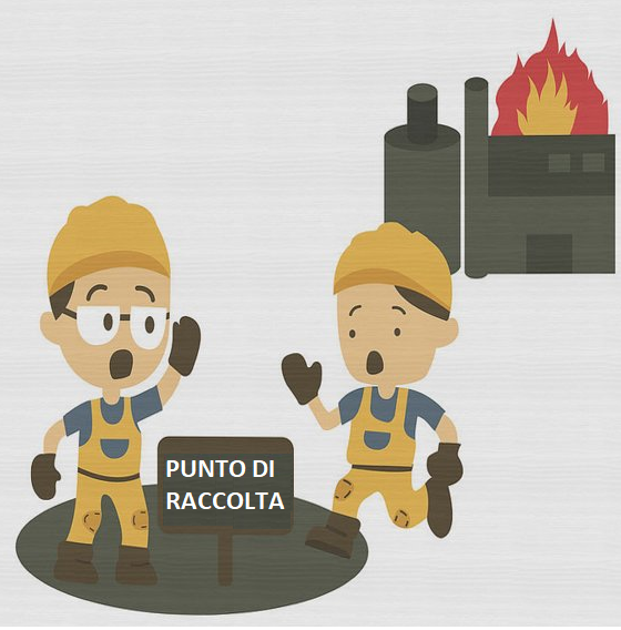Punto di raccolta intelligente per appello rapido in caso di evacuzione