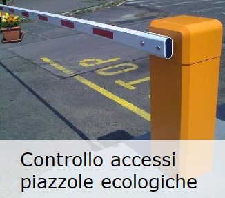 Controllo accessi nei centri di multi raccolta