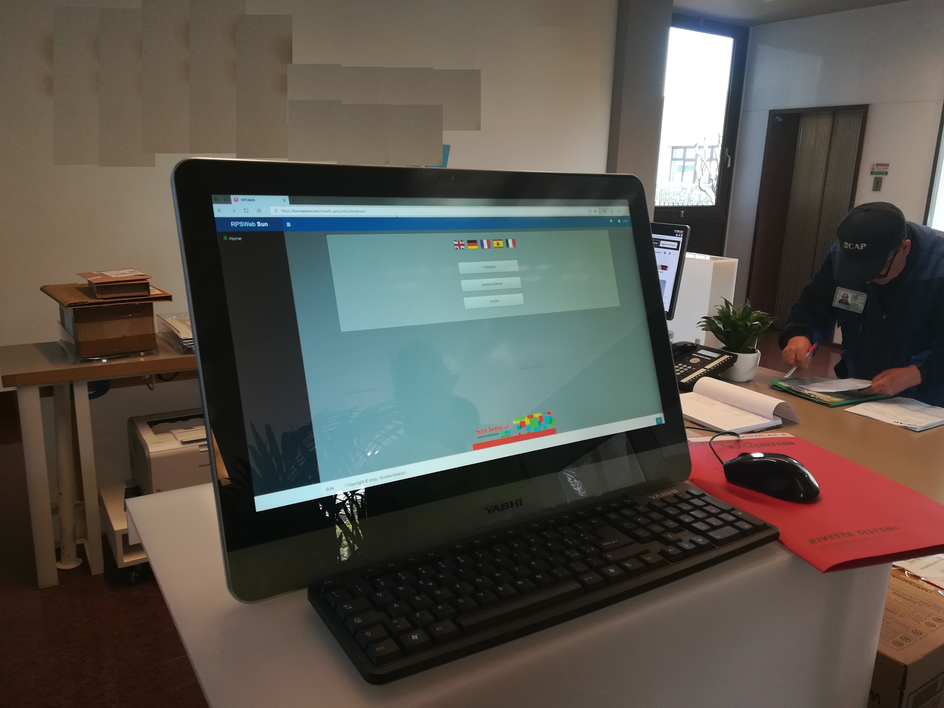 GEstione visitatori - registrazione