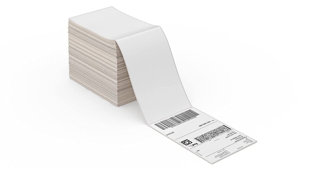 Etichette fan fold per pass visitatori